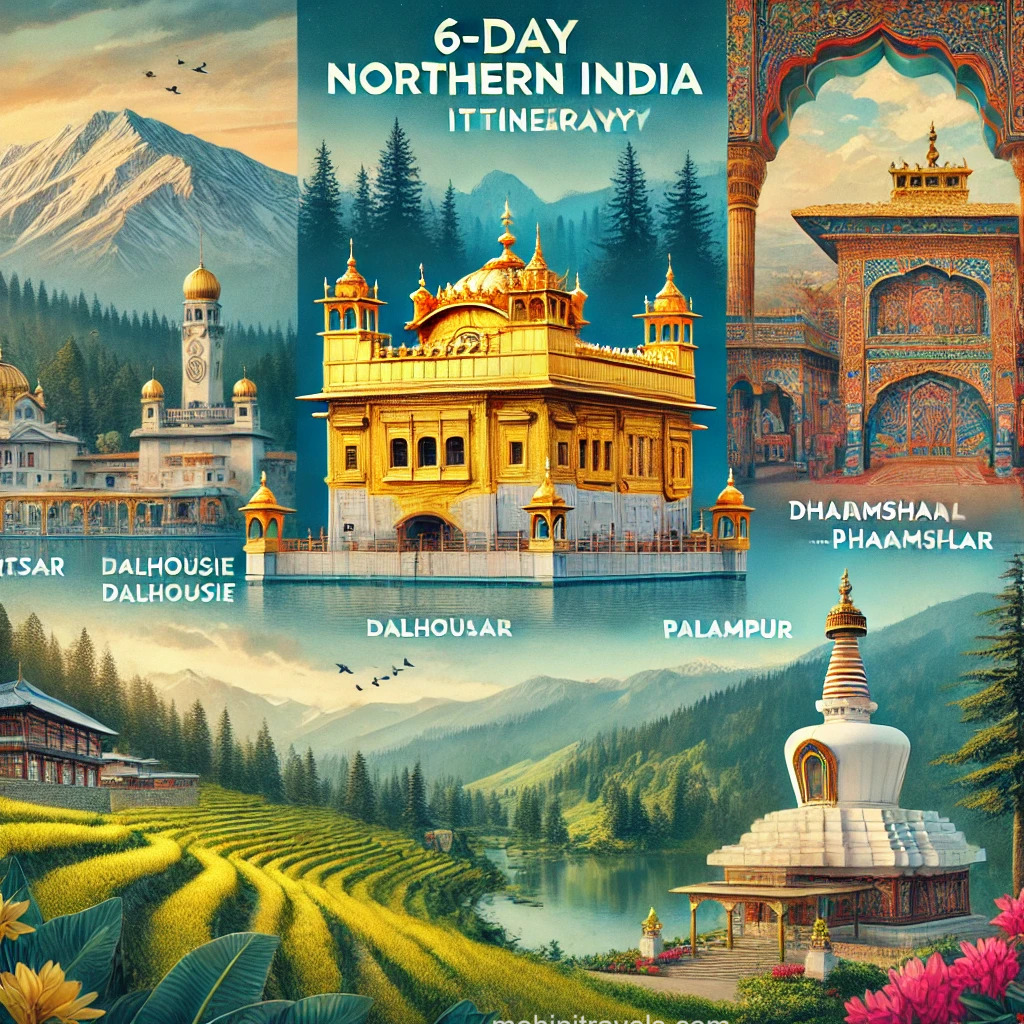 Explore Amritsar, Dalhousie, Dharamshala, and Palampur