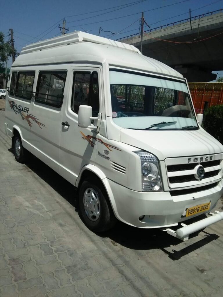 tempo traveller for hire in chandigarh