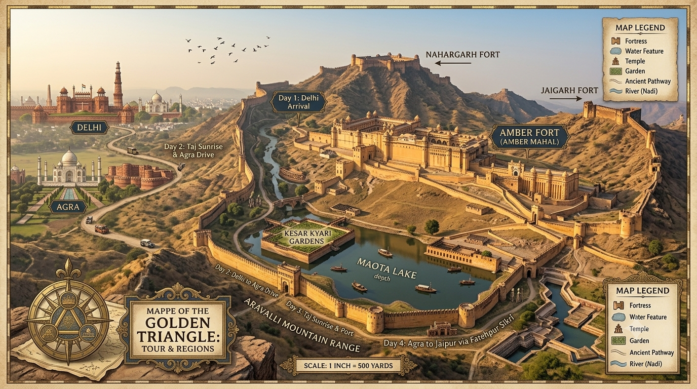 Mohini Tour N Travels 4 Delhi to Jaipur and Amer Fort: 3-Day Royal Rajasthan Tour