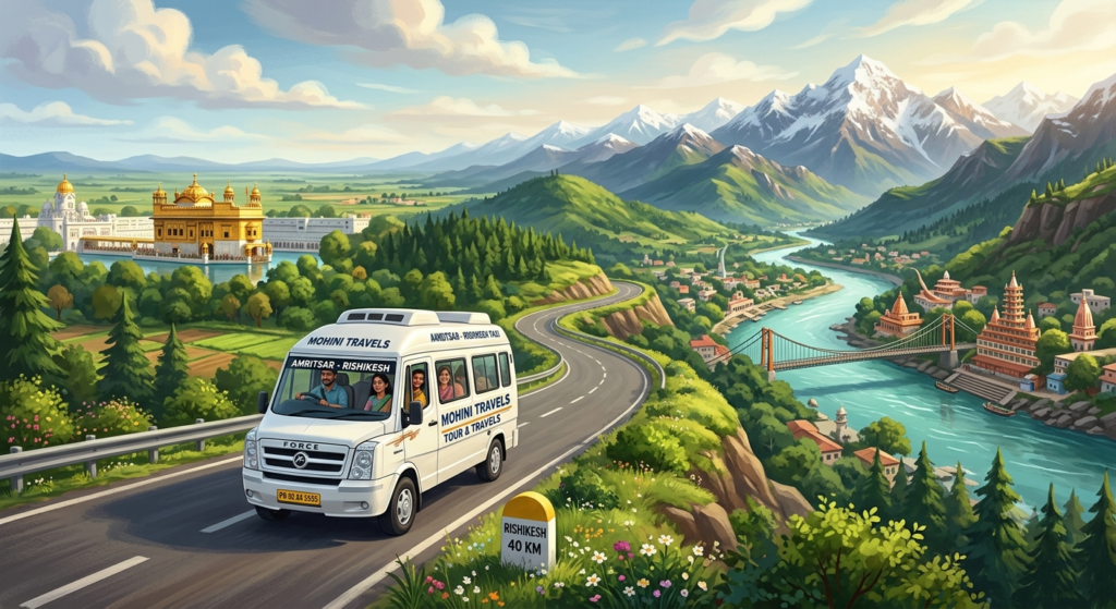 Amritsar to Rishikesh Taxi: Travel Guide & Cab Booking Tips